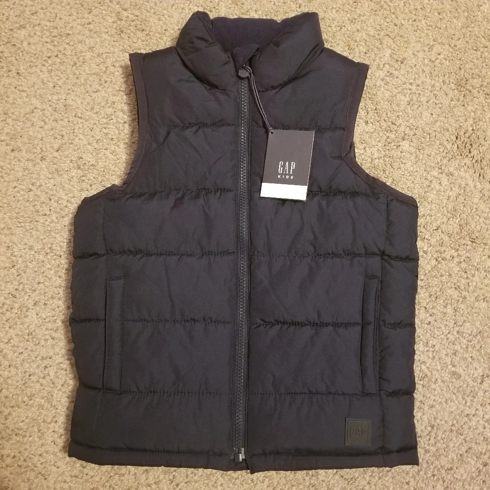 Gap Kids Boy's Warm Puffer Quilted Vest XS